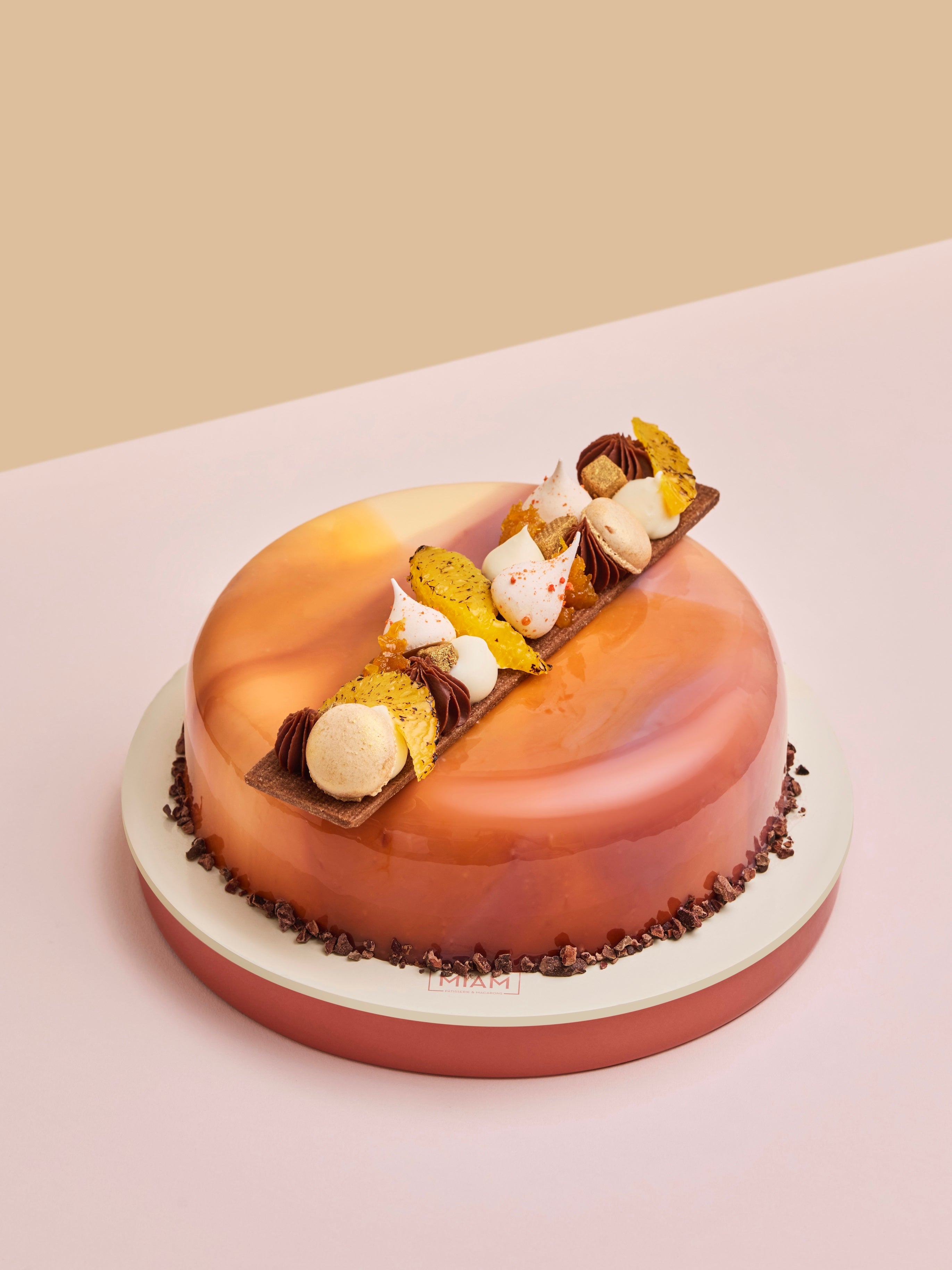 Dark Chocolate, Orange & Rum Entremet [1 kg]