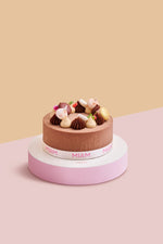 Load image into Gallery viewer, Dark Chocolate &amp; Vanilla Custard Cake
