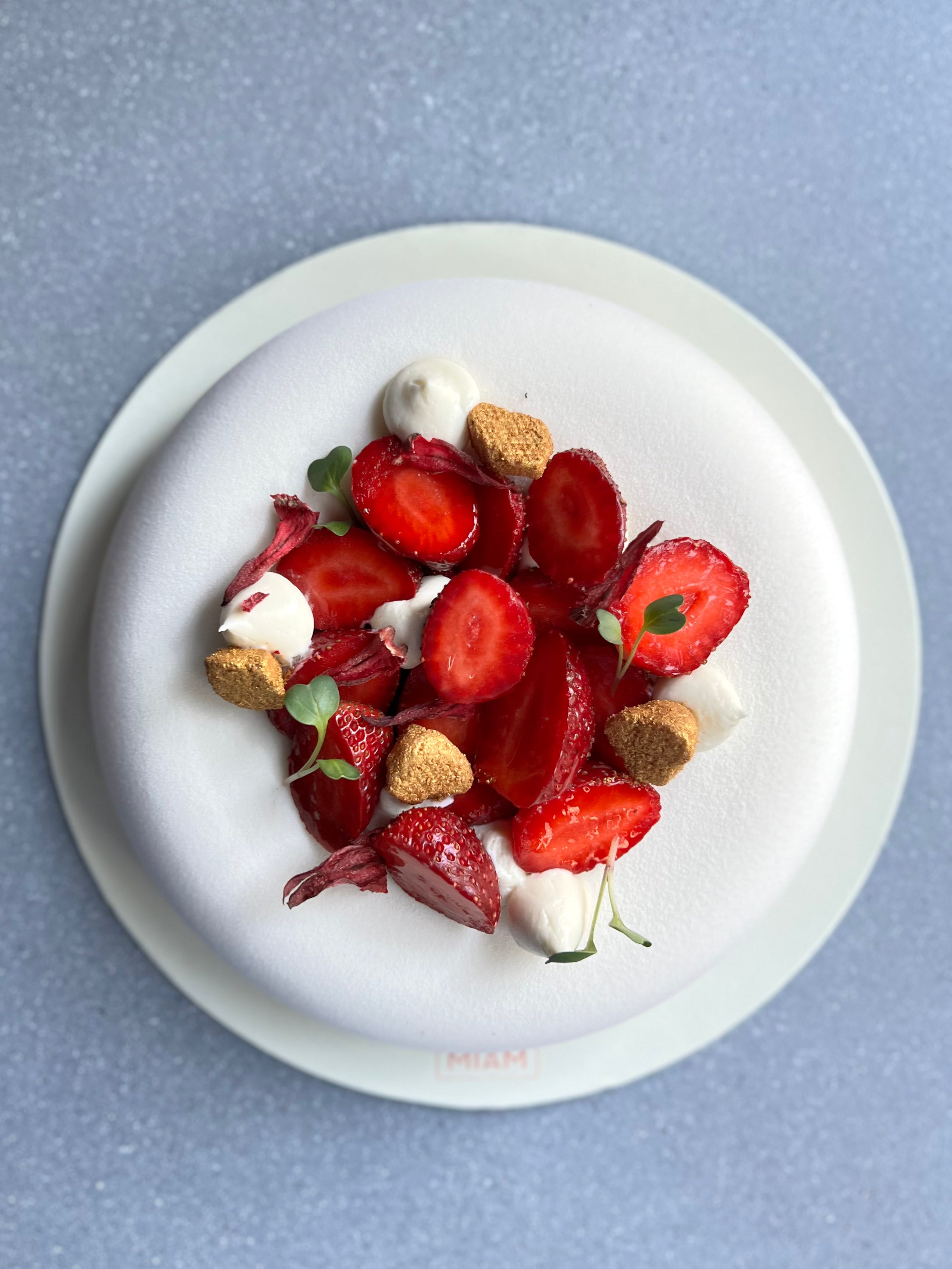 Eggless Strawberries & Cream Entremet - 1 kg