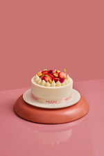 Load image into Gallery viewer, Eggless Fresh Strawberries &amp; Cream Entremet
