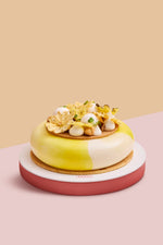 Load image into Gallery viewer, Eggless Fresh Pineapple &amp; Vanilla Entremet
