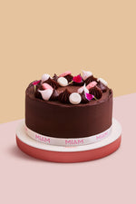 Load image into Gallery viewer, Dark Chocolate &amp; Vanilla Custard Cake
