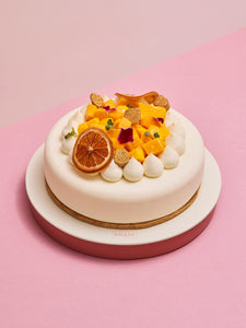 Eggless Fresh Mango & Vanilla Entremet - 1 kg