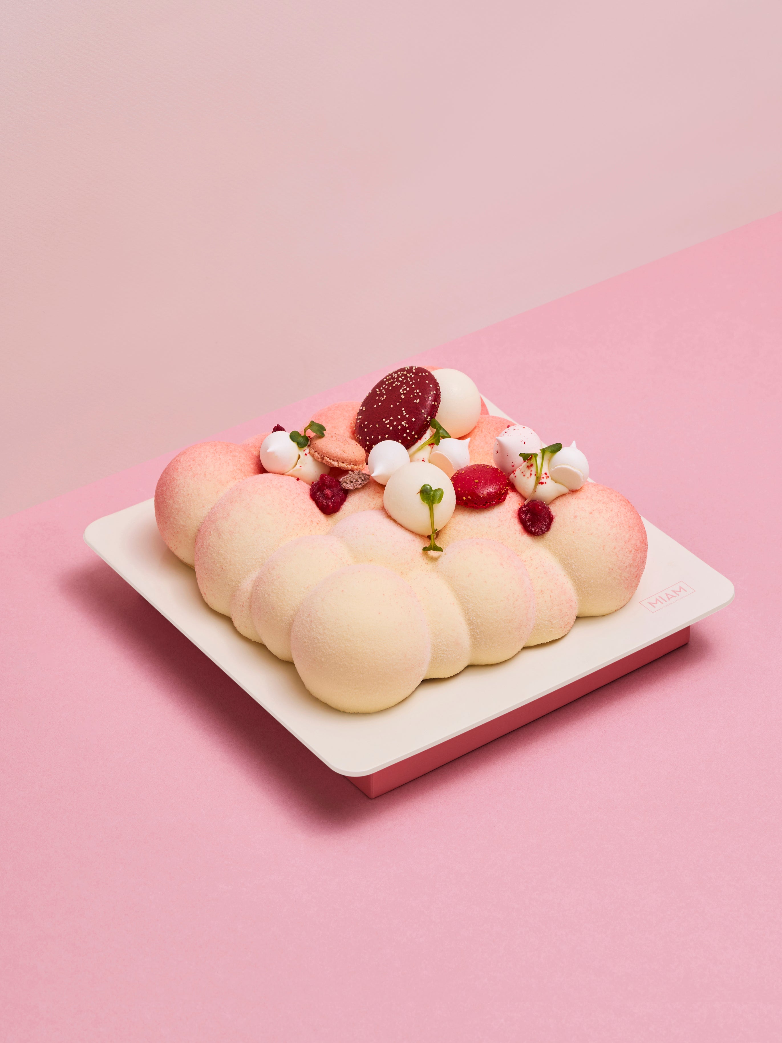 Vanilla Almond & Raspberry Entremet - 1 kg