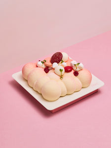 Vanilla Almond & Raspberry Entremet - 1 kg