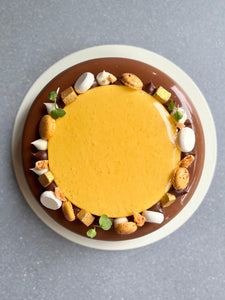 Passion Fruit & Milk Chocolate Entremet - 1kg