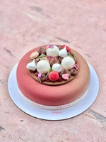 Load image into Gallery viewer, Belgian Dark Chocolate and Raspberry Entremet
